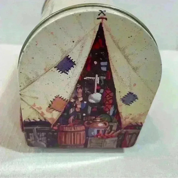 Giftco Chuck Wagon Vintage Tin W/Box Metal Advertising Moveable Wheels - Picture 4 of 12